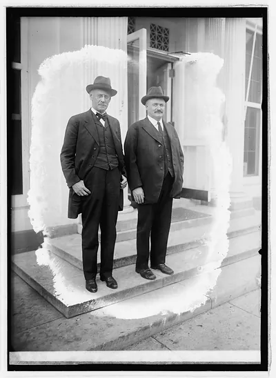 Senators Thos. Sterling & Peter Norbeck, S. DK, [10/7/21]