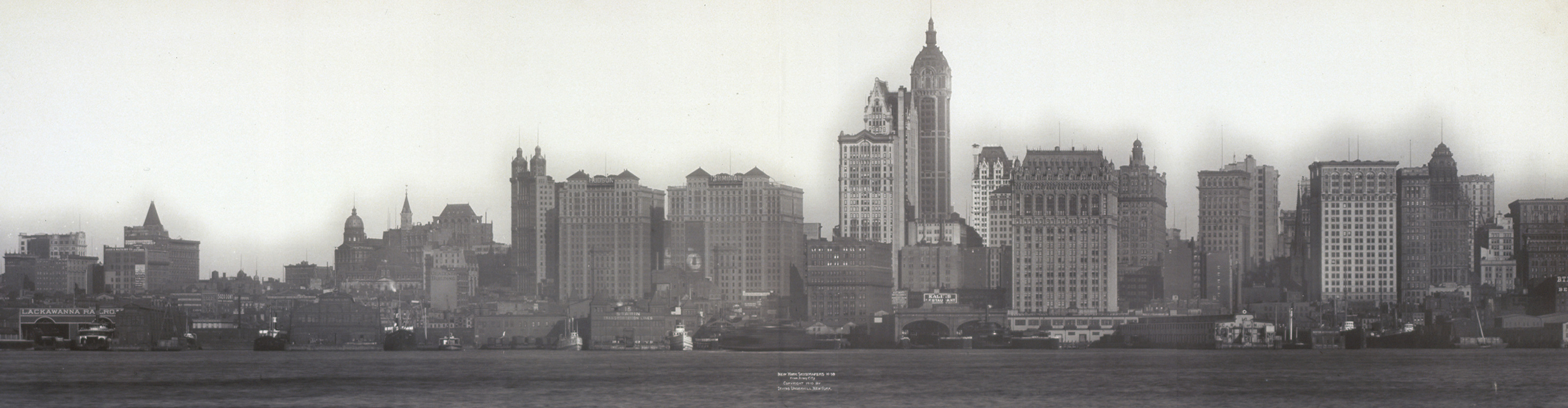 New York from Jersey City, 1910, 1910 — historic image