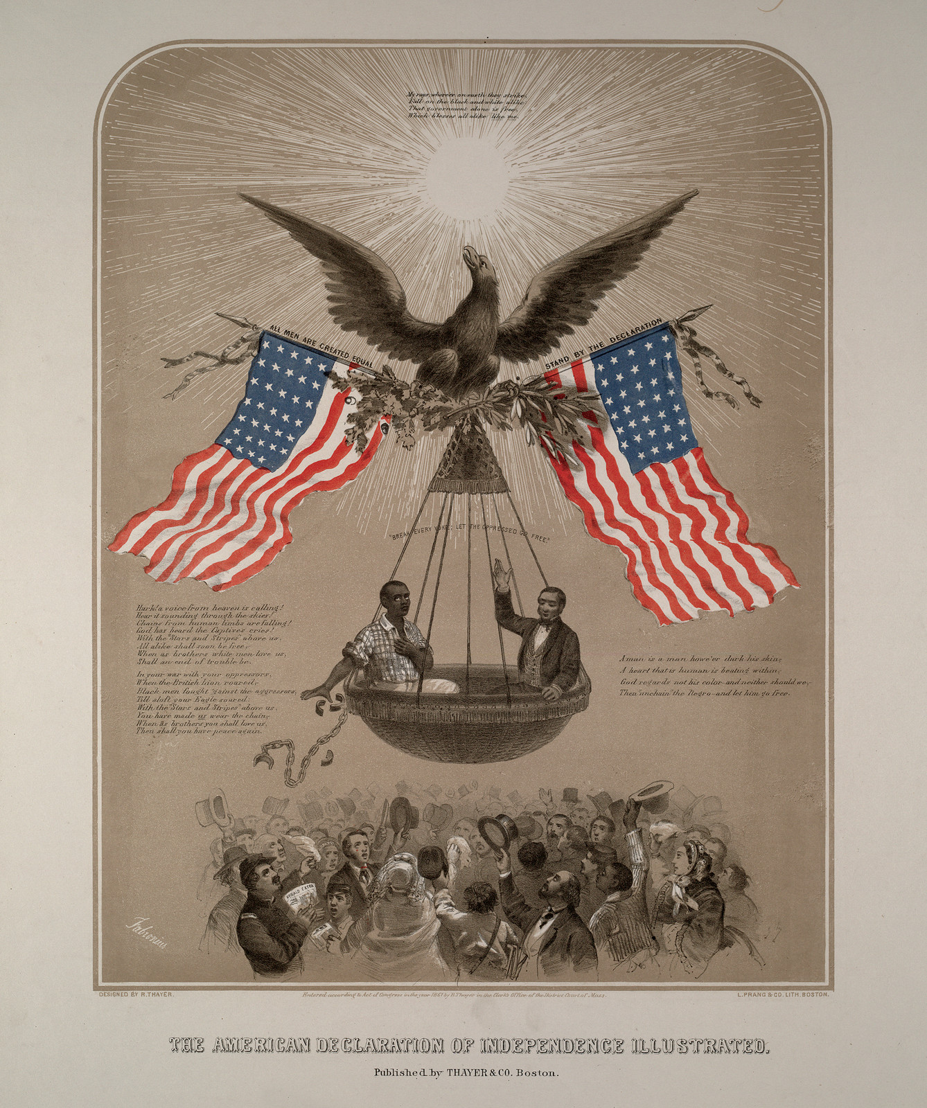 The American Declaration of Independence Illustrated — historic image