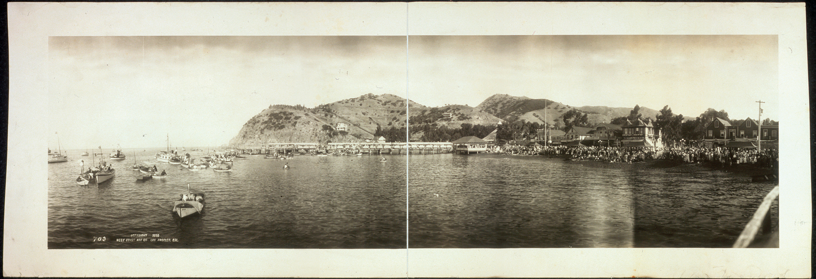 Catalina Bay CA, California, 1910 — historic image