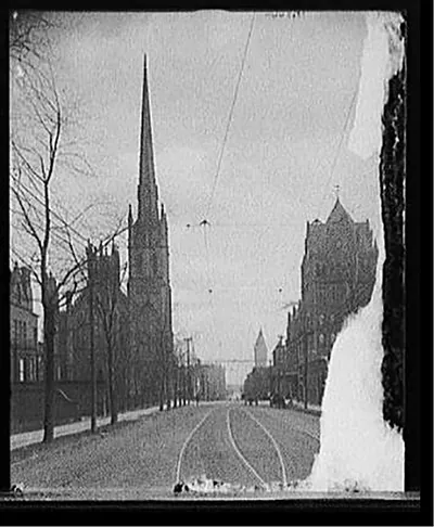 [Fort Street Presbyterian Church and Union Railroad Station, Detroit, Mich.]