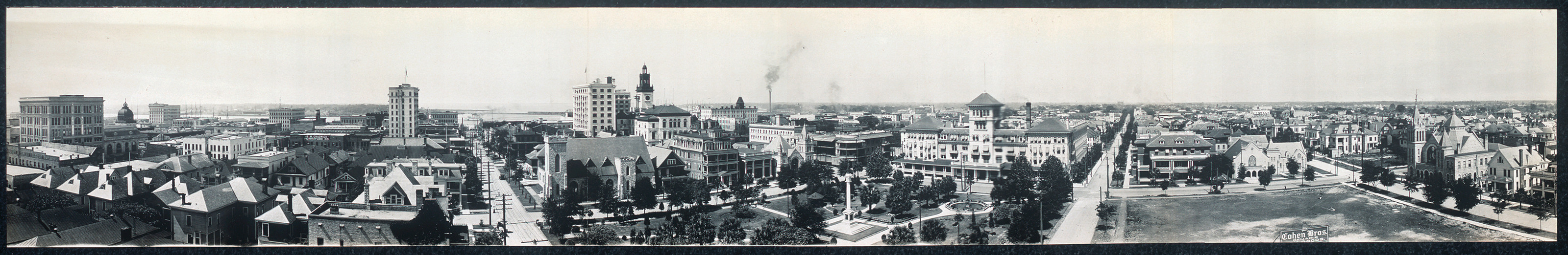 Skyline of Jacksonville, Florida, 1910, 1910 — historic image