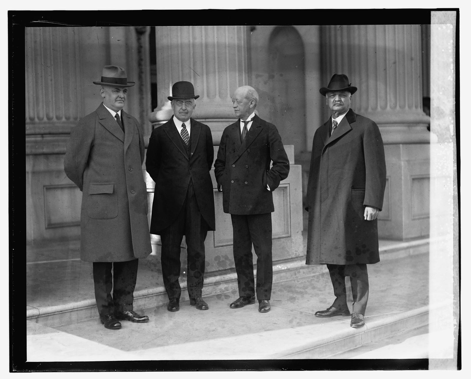 Senators Rice W. Means, Wm. M. Butler, Jesse H. Metcalf, & Chas. Curtis, 12/1/24, [19]24 December 1. — historic photograph
