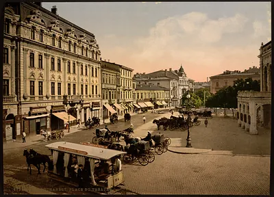 Theaterplatz Bukharest Roumania