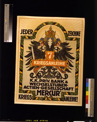 Jeder zeichne 7. Kriegsanleihe / Arch. Georg Berger Wien.