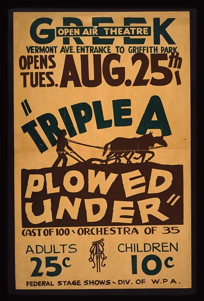 Triple a plowed under