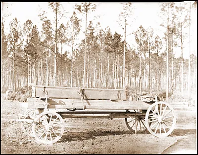 Rappahannock Station Va. Pontoon wagon 50th New York Engineers