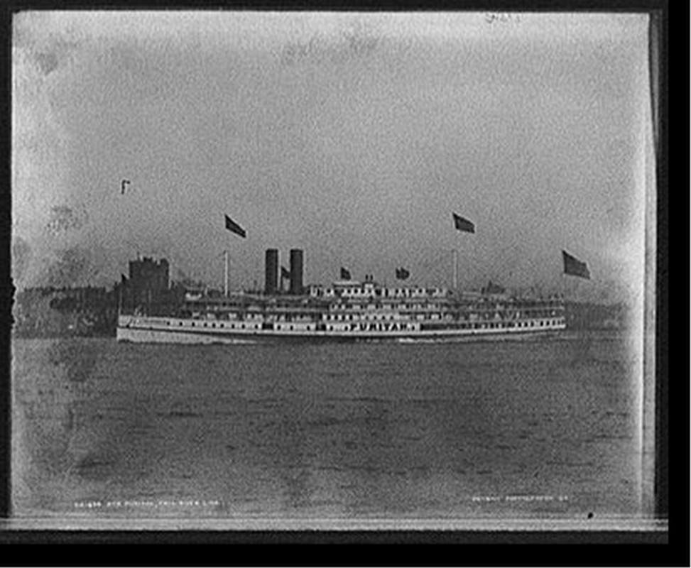 Str. Puritan, Fall River Line, [1902?] — historic photograph