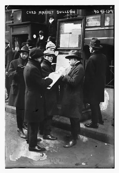 Curb Market, N.Y.