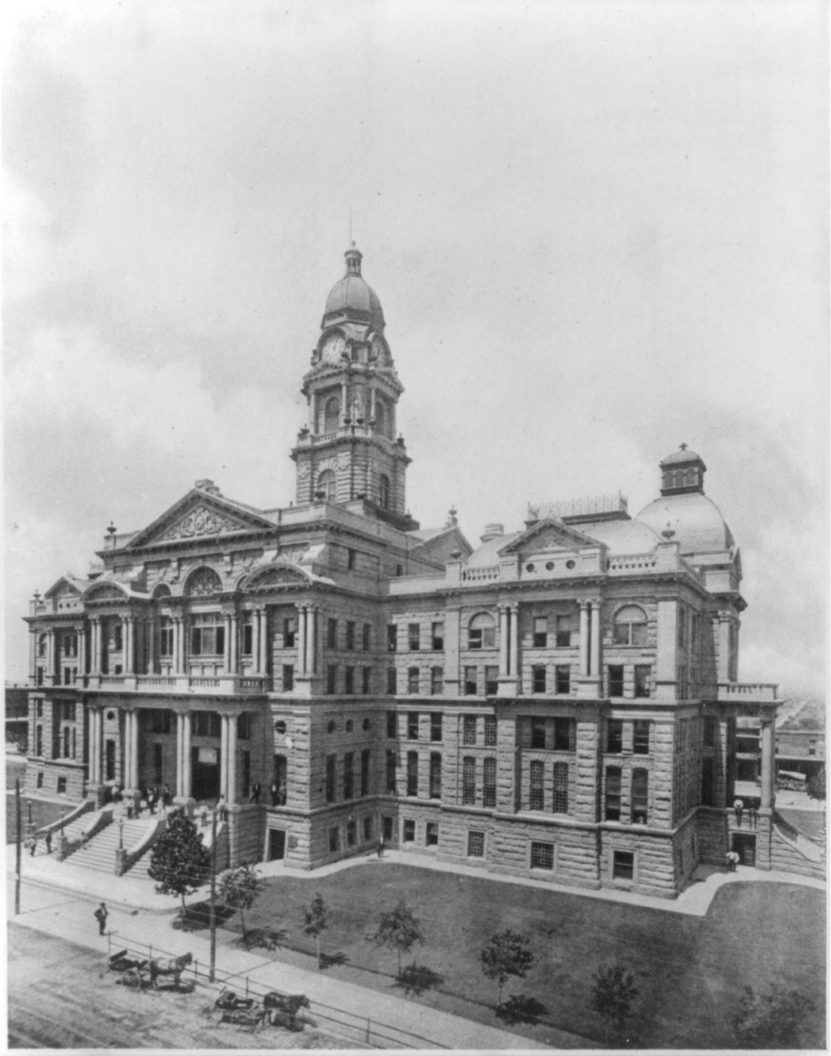Tarrant county courthouse, Fort Worth, Texas, c1901. — historic print