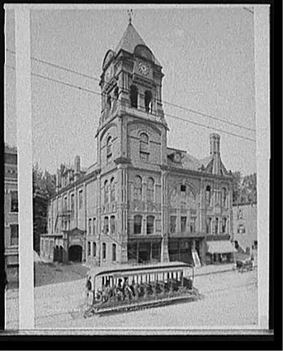 Post office and public library, Bellows Falls, Vt.