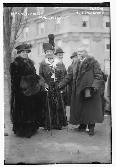 Mrs. T.A. Edison, Mme. Jusserand, J.J. Jusserand