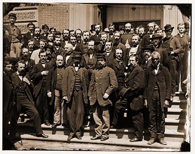Washington District of Columbia. Group at Quartermaster Generals office. Corcorans