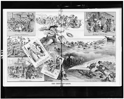 The Chinese invasion / J. Keppler.