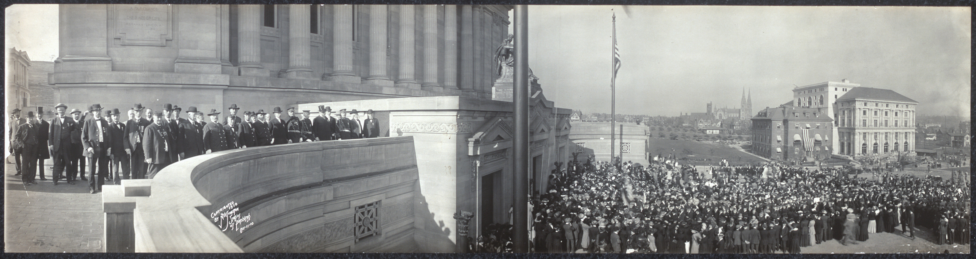Pittsburgh Soldiers Memorial Dedication, Pennsylvania, 1910, 1910 — historic image