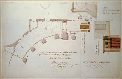 [United States Capitol, Washington, D.C. Wall covering design, Hall of Representatives]
