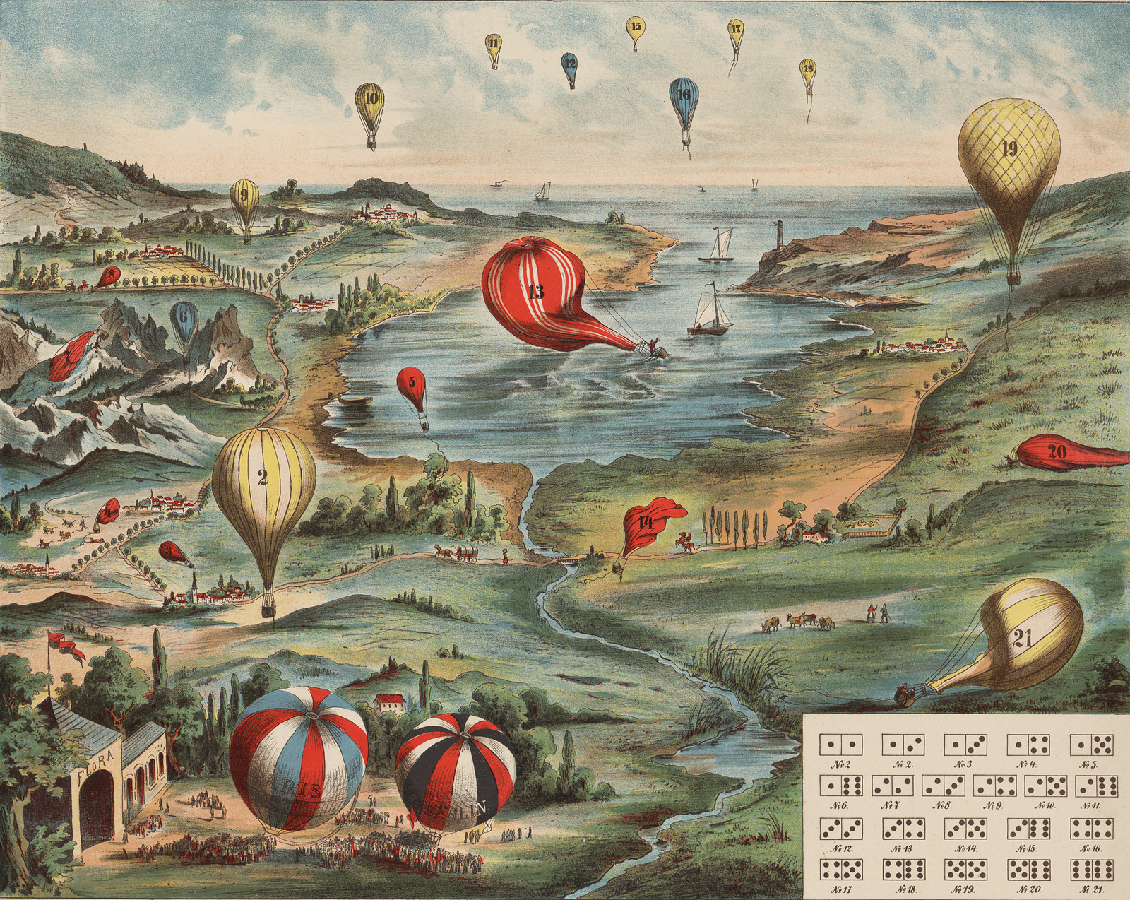 Une expédition aérien — historic image