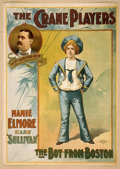 The Crane Players: The Boy from Boston, Mamie Elmore as Sullivan