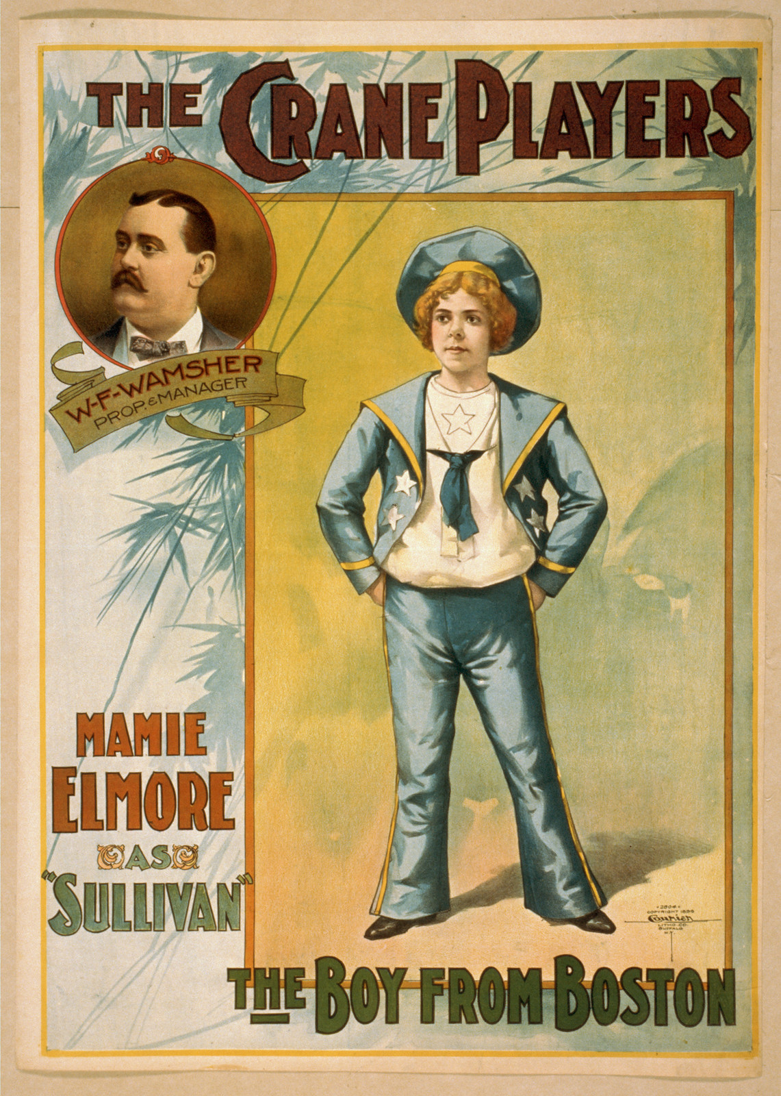 The Crane Players: The Boy from Boston, Mamie Elmore as Sullivan — historic image