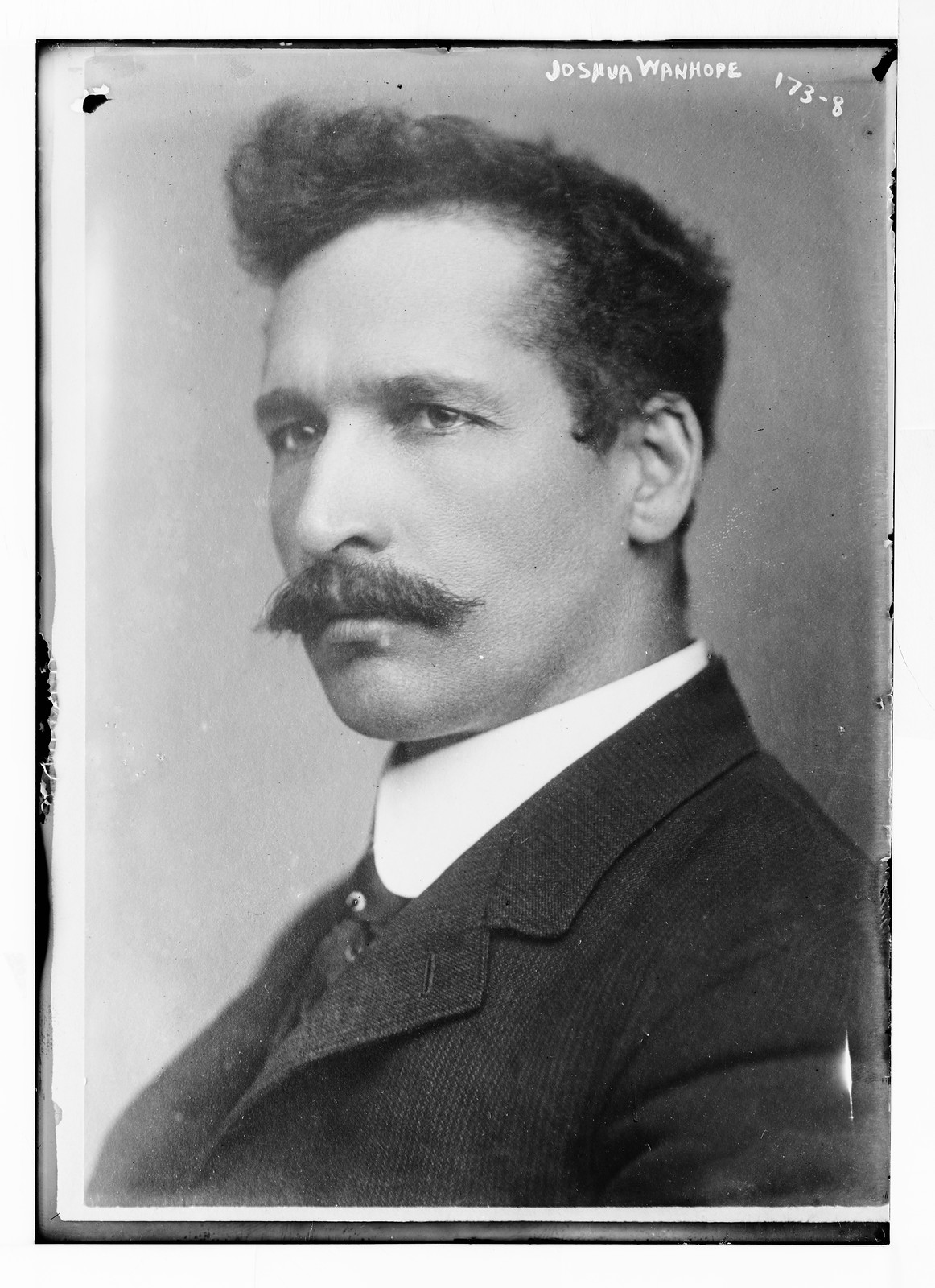 Joshua Wanhope, portrait bust, n/a — historic photograph