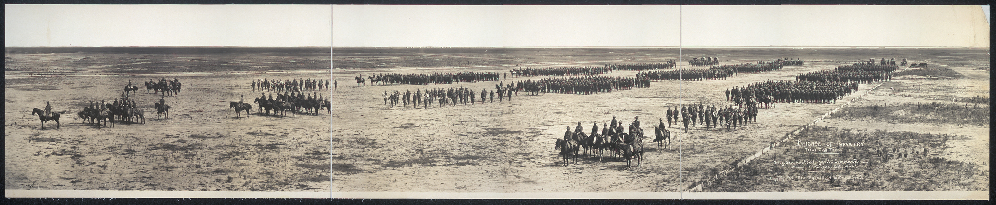 Brigade of infantry, Texas City, 1914, 1914 — historic image