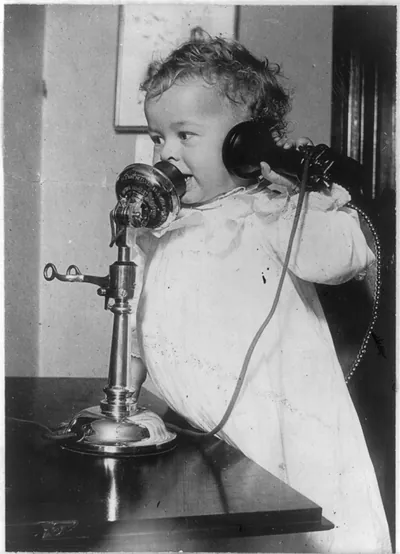 The telephone baby