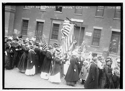 Grand Army women at MAINE exercises