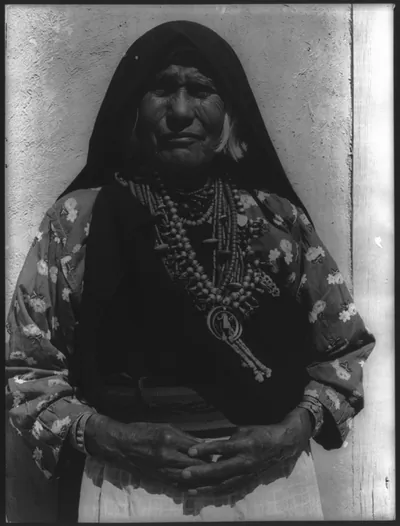 Acoma Pueblo old woman