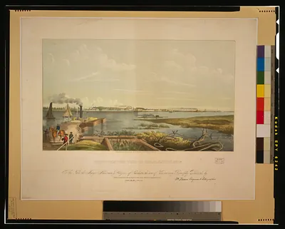 North-western view of Charleston, So. Ca. / lithographed & published by W. Keenan ; Wm. Keenan, engraver & lithographer.