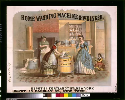 Home washing machine & wringer