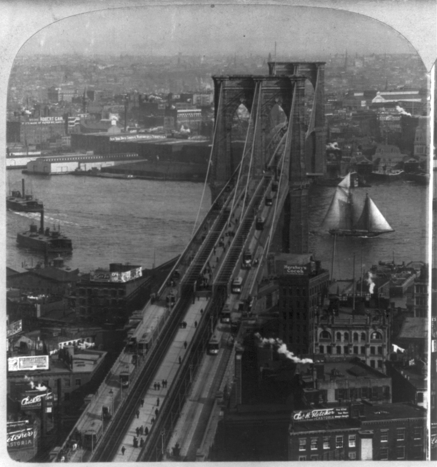 The Brooklyn Bridge (cost $16,000,000), N.Y.C., c1902 July 1. — historic photograph