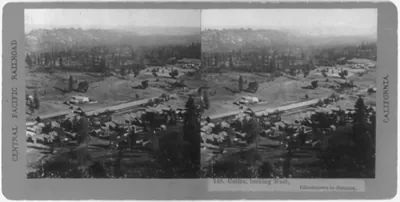 Colfax looking west. Illinoistown in distance