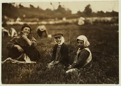 Joe said 6 years old and his sister said 8 years old. Nine out of the seventy workers were from 6 to 12 years old. Mostly Syrians from Boston and Providence. Location: East Wareham [vicinity] - Maple Park Bog, Massachusetts.