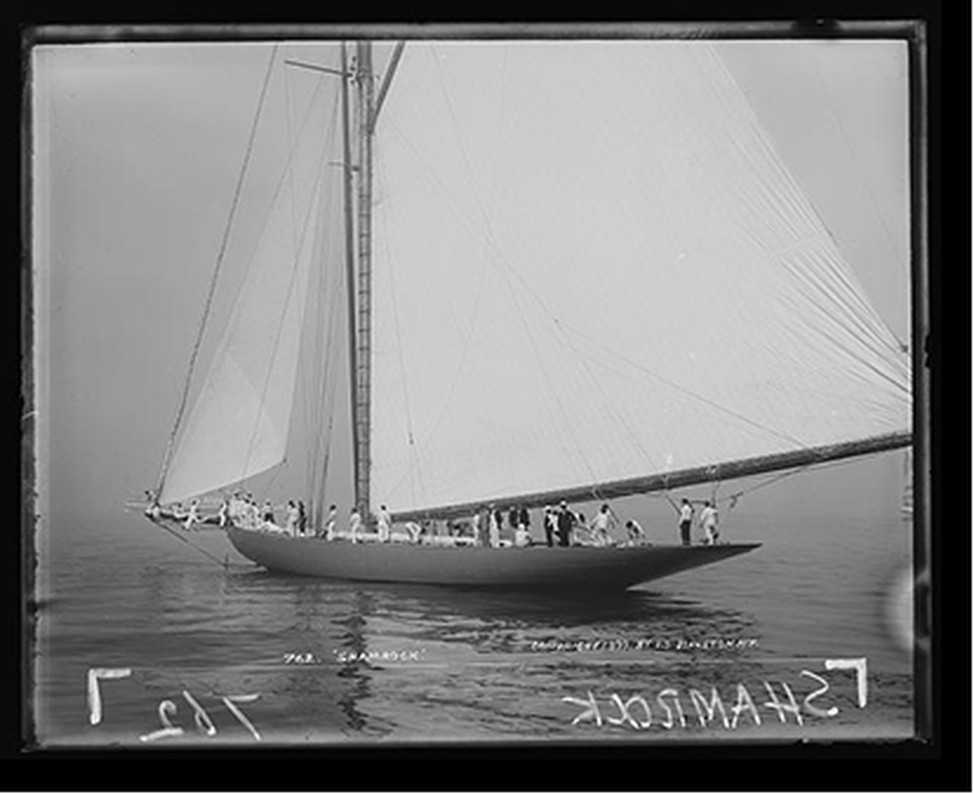 Shamrock, c1899. — historic photograph