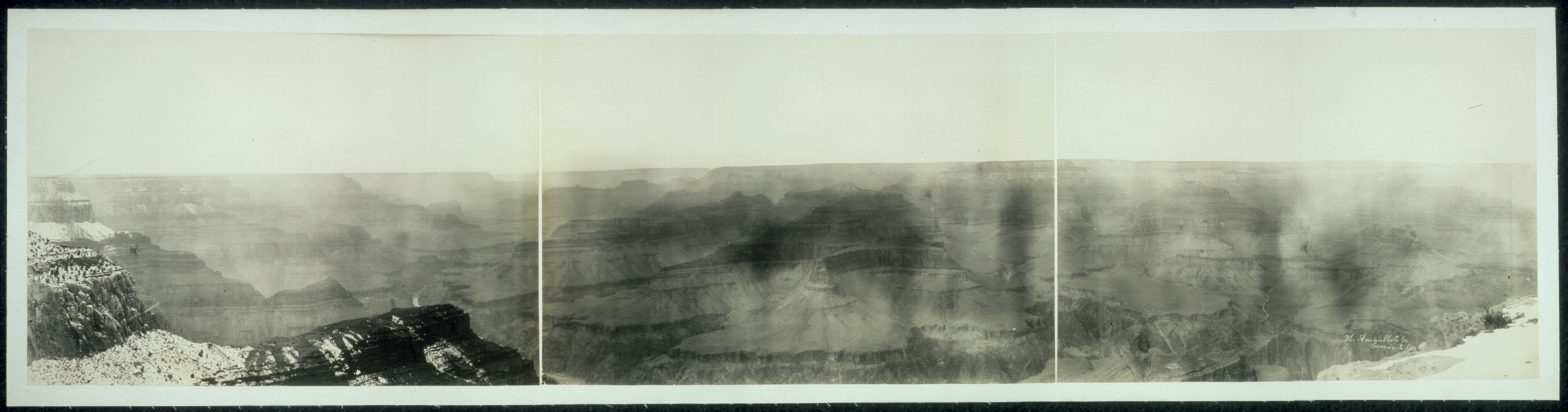 Panoramic photograph of the Grand Canyon — historic photograph