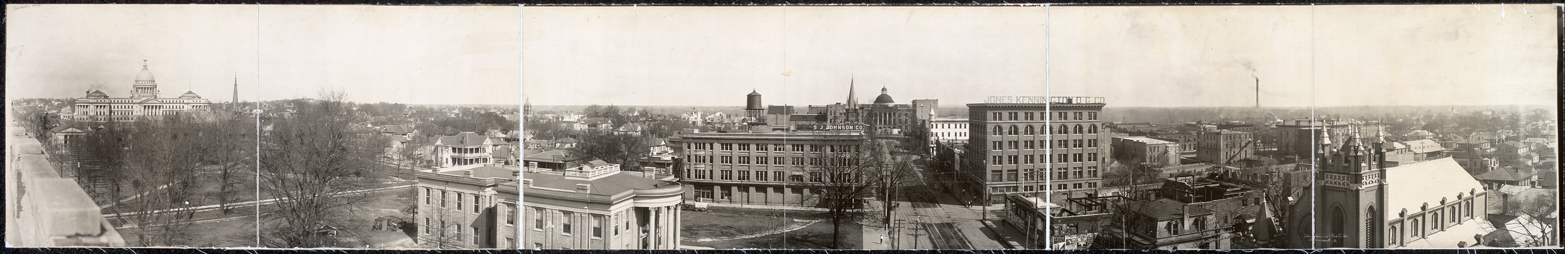 Panoramic view of Jackson, Mississippi, 1910, 1910 — historic image