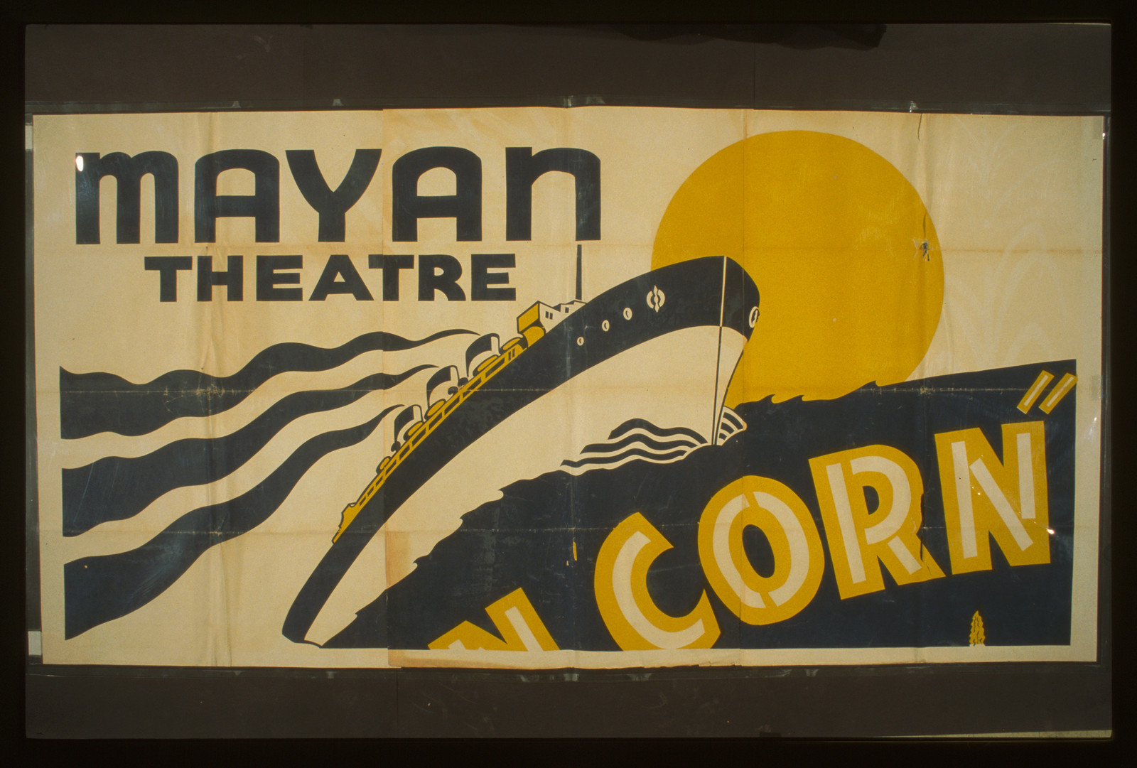 Alien corn by Sidney Howard, 1938 — vintage poster