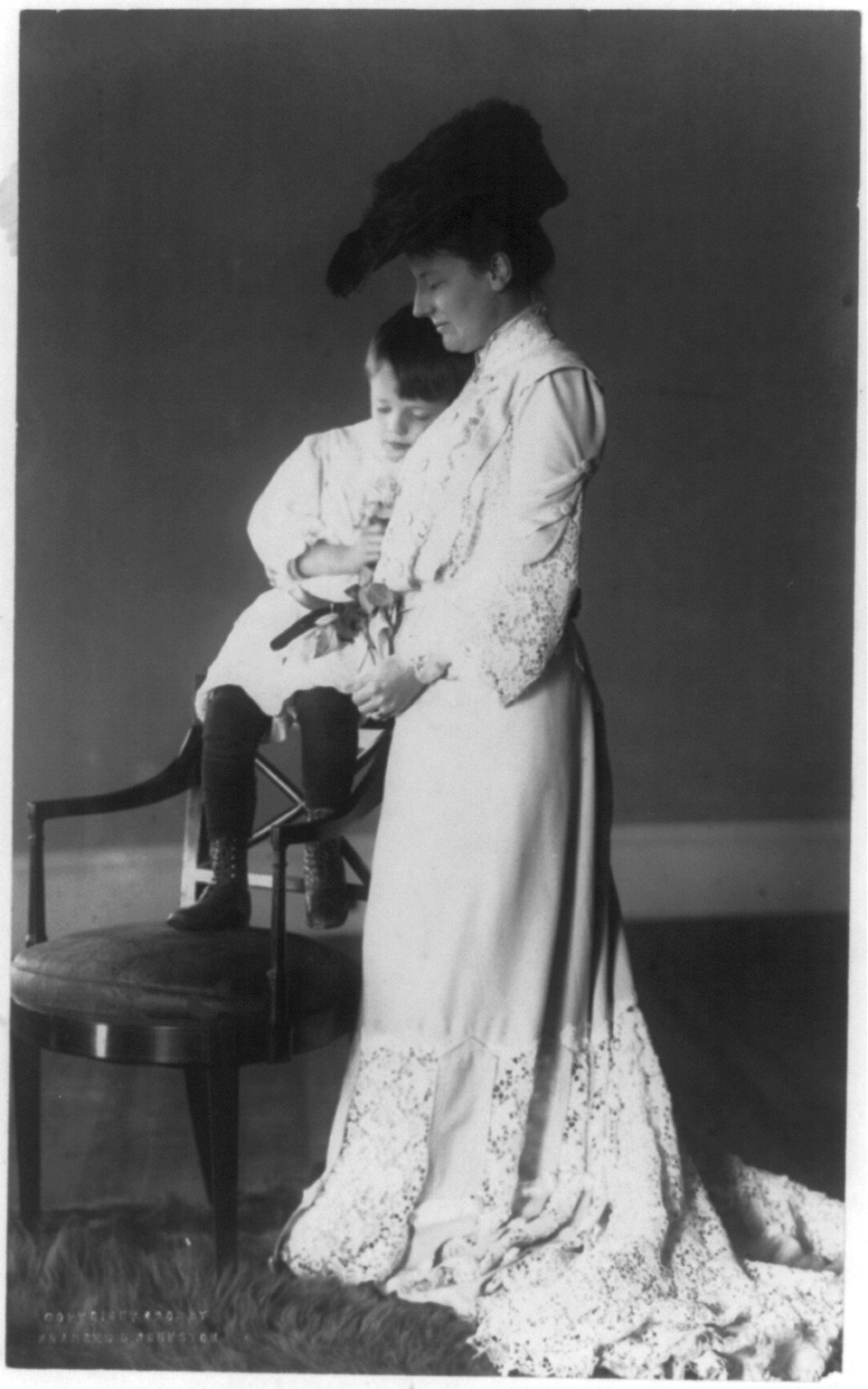 Edith Kermit Roosevelt with Quentin, 1902, 1902 — historic photograph