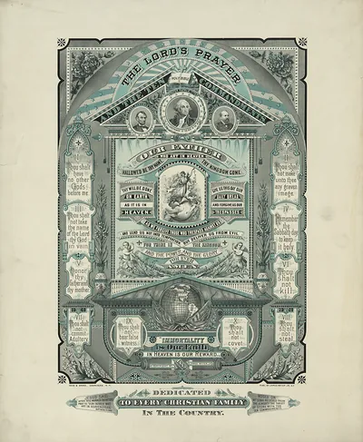 The Lord's Prayer And The Ten Commandments