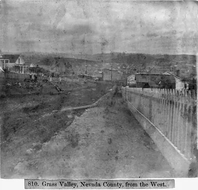 Grass Valley, Nevada County, from the West