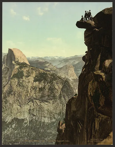 Glacier Point and South Dome, Yosemite Valley, Cal.