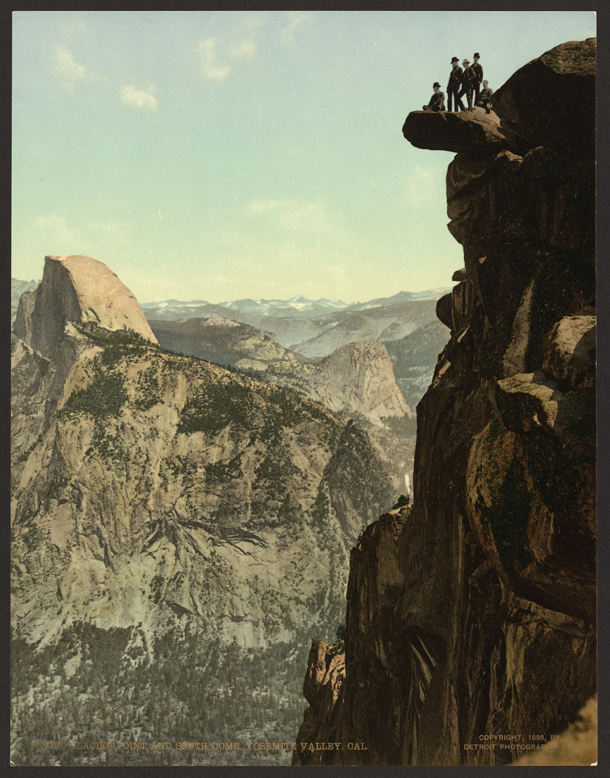 Glacier Point and South Dome, Yosemite Valley, Cal. — historic image