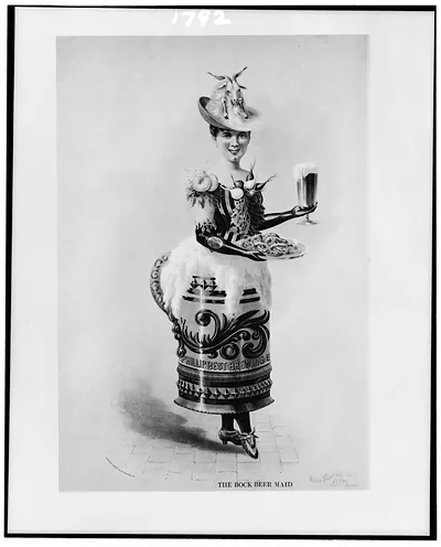 The Bock beer maid / Wilson, Wagner & Co., Lith., Chicago.