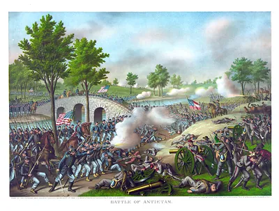 Battle of Antietam--Army of the Potomac: Gen. Geo. B. McClellan, comm., Sept. 17' 1862 ...