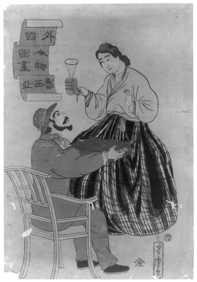 Gaikoku jinbutsu zuga - OroshiyaTITLE TRANSLATION:Pictures of people from foreign lands - Russian.