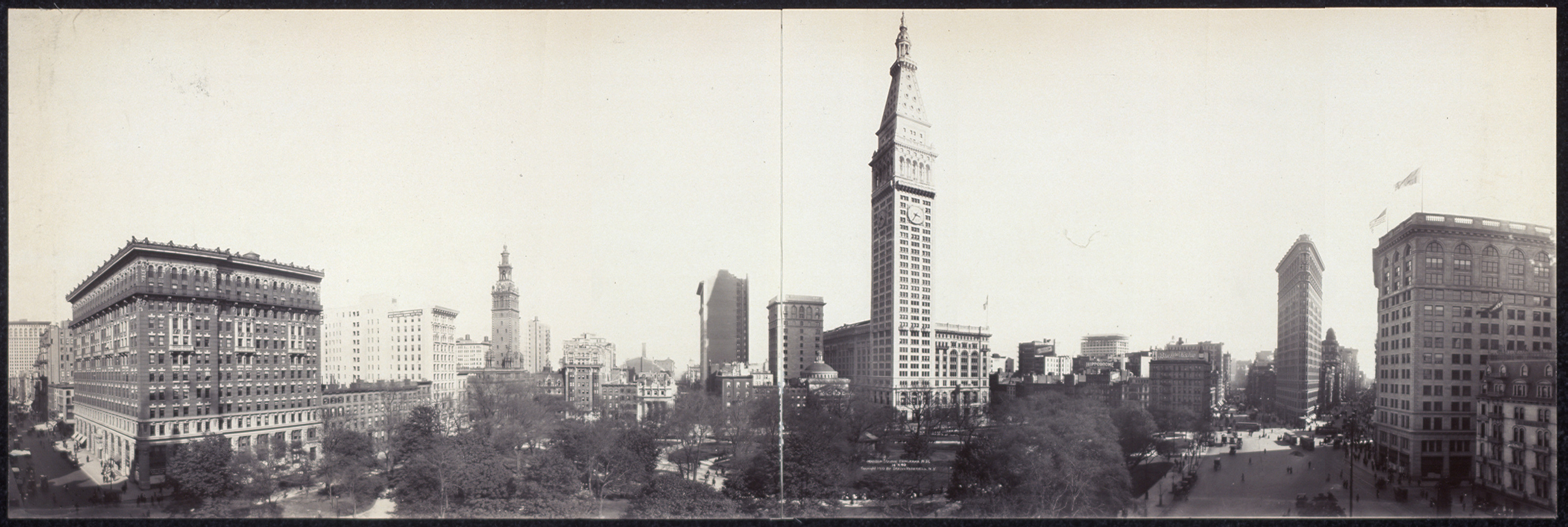 Madison Square Panorama, New York, 1910, 1910 — historic image
