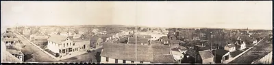 Birds eye view of Colfax, Wisconsin, 1912