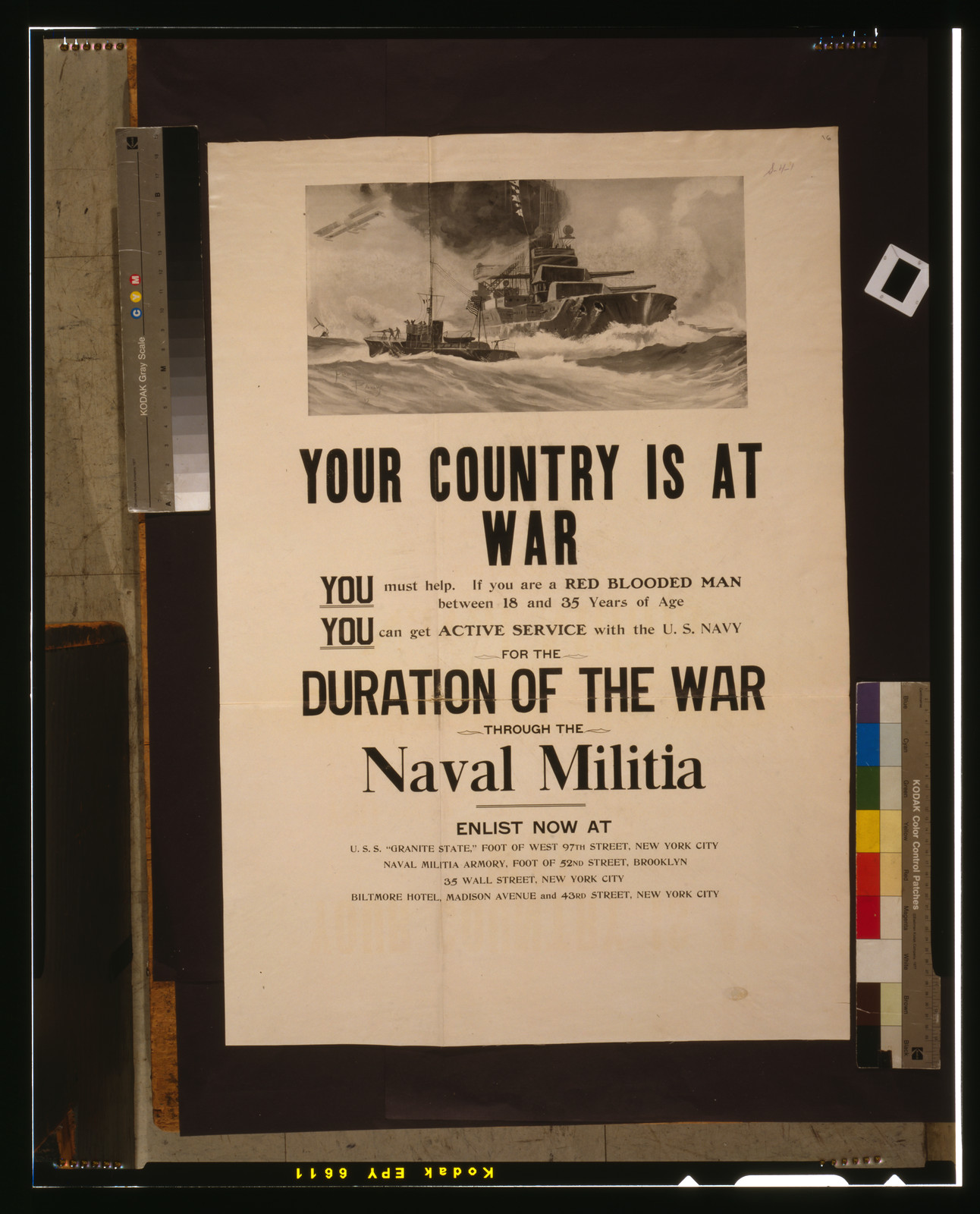Your country is at war / Frank Paulus 17., 1917 — vintage poster