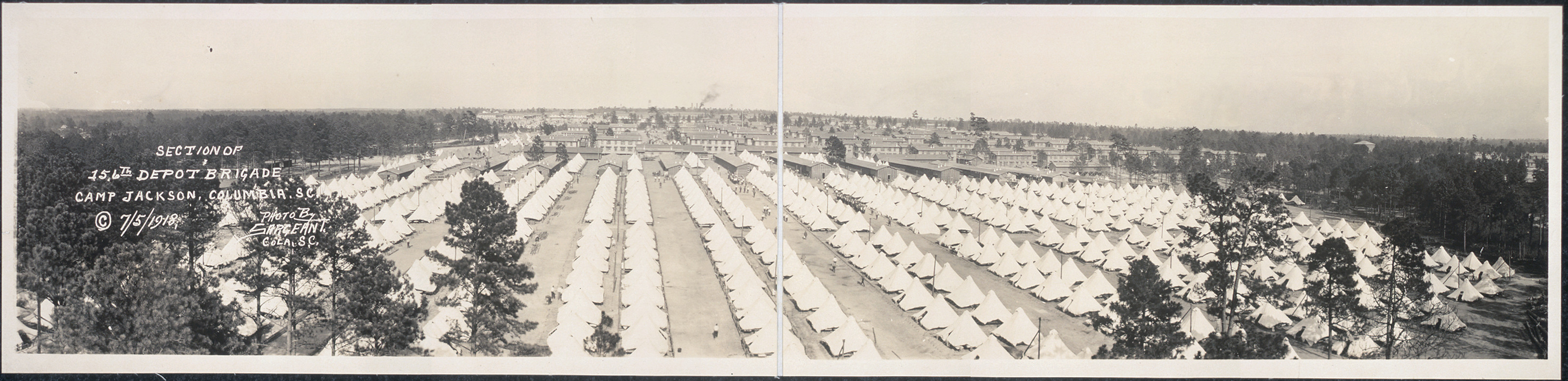 Camp Jackson, Columbia, South Carolina, 1918, 1918 — historic image