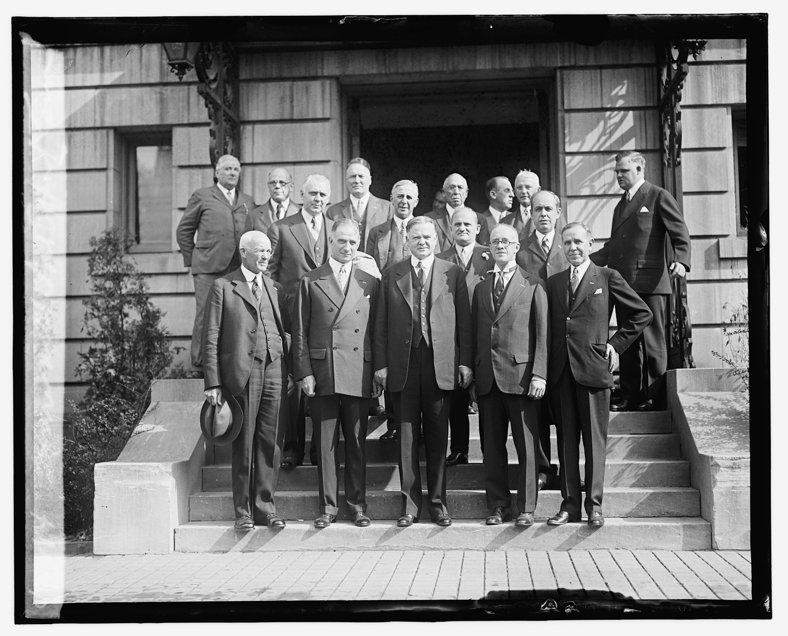 Hoover with Nat. Export Com., [1929] — historic photograph